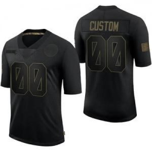 Custom Football Jersey 32 Team Stitched Black Limi...