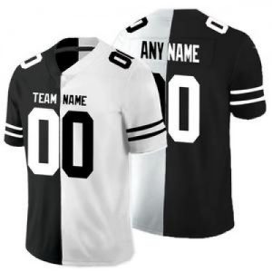 Custom Stitched Any Team Football Jerseys Black An...