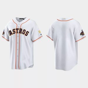 Houston Astros 2023 Gold Program Jersey ¨C White Stitches Baseball Jerseys
