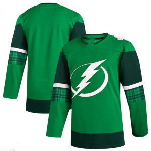 TB.Lightning 2023 St. Patrick's Day Primegreen Authentic Jersey - Kelly Green Stitched American Hockey Jerseys