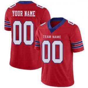 Custom Buffalo Bills Stitched American Football Je...