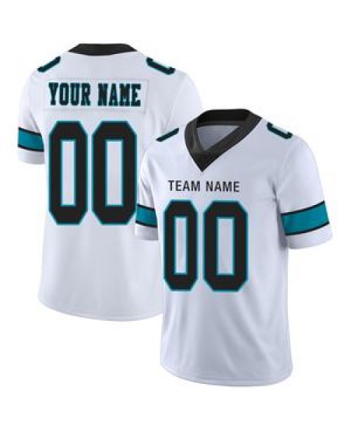 Custom Carolina Panthers Stitched American Footbal...