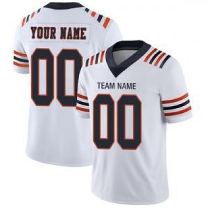 Custom Chicago Bears Stitched American Football Je...