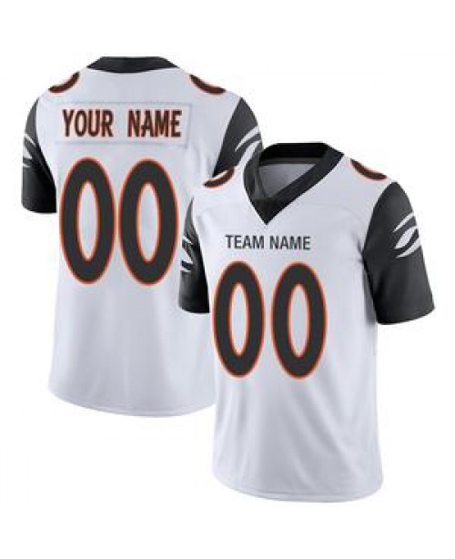 Custom Cincinnati Bengals Stitched American Footba...