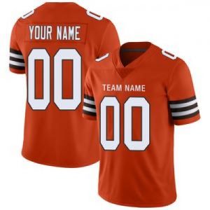 Custom Cleveland Browns Stitched American Football...