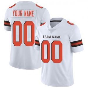 Custom Cleveland Browns Stitched American Football...