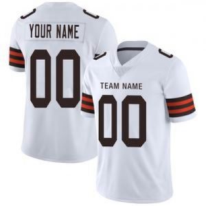 Custom Cleveland Browns Stitched American Football...
