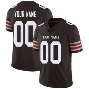 Custom Cleveland Browns Stitched American Football...