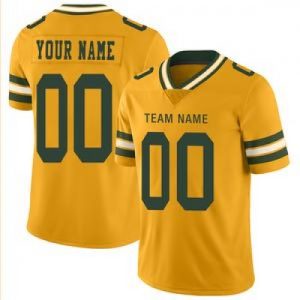Custom Green Bay Packers Stitched American Footbal...