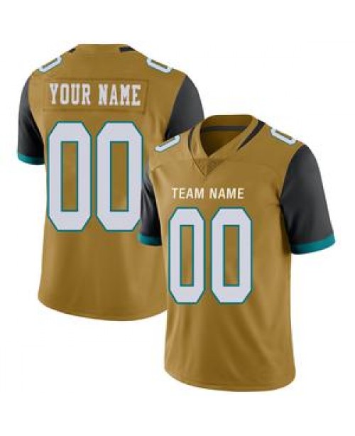 Custom Jacksonville Jaguars Stitched American Foot...