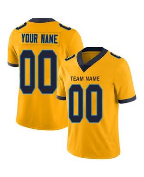 Custom Los Angeles Chargers Stitched American Foot...