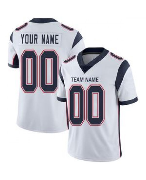 Custom New England Patriots Stitched American Foot...