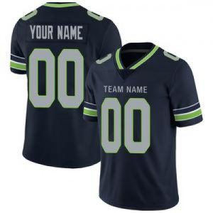Custom Seattle Seahawks Stitched American Football...