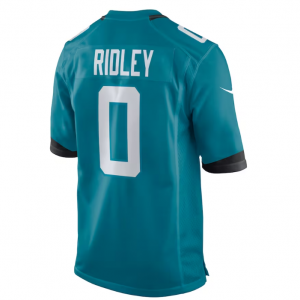 J.Jaguars #0 Calvin Ridley Game Player Jersey - Teal Stitched American Football Jerseys