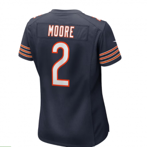 C.Bears #2 D.J. Moore Game Jersey  Stitched American Football Jerseys