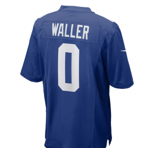 NY.Giants #0 Darren Waller Game Jersey - Royal Stitched American Football Jerseys