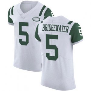 NY.Jets #5 Teddy Bridgewater White Stitched Vapor Untouchable Elite Jersey Stitched American Football Jerseys