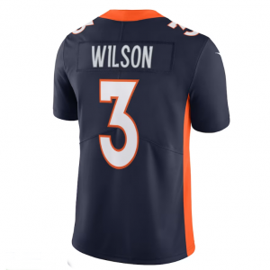 D.Broncos #3 Russell Wilson Alternate Vapor Limited Jersey - Navy Stitched American Football Jerseys