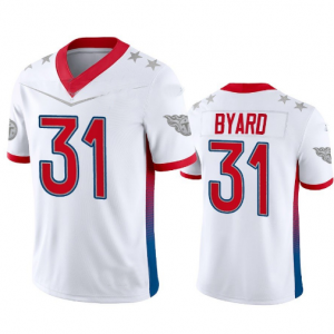 T.Titans #31 Kevin Byard 2022 White Pro Bowl Stitched Jersey American Football Jerseys