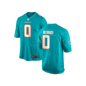 dolphins Aqua #0 Braxton Berrios jersey